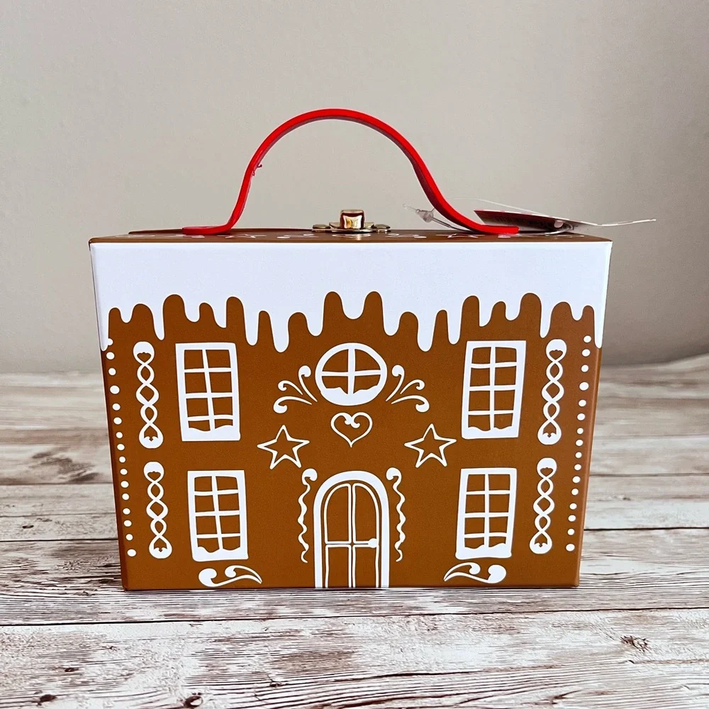 Target Bullseye Playground Christmas 2025 Suitcase Decor Box - Gingerbread🎀